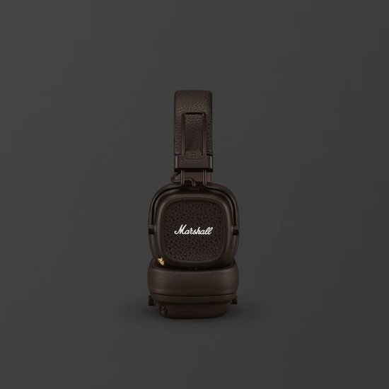 Наушники Marshall Major V Коричневый (1006834) (беспроводные, с микрофоном, накладные, портативные, съёмный аудиокабель, Bluetooth 5.3, частотный диапазон: 20-20000 Гц, быстрая зарядка, время работы: 100 ч)