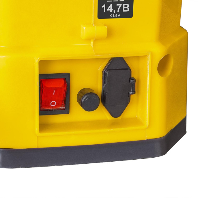 Опрыскиватель KOLNER KCSG 16/12BPH-SLA, аккумуляторный, напольный, 16л, желтый [кн16-12бпхсла]