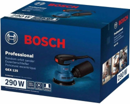 Эксцентриковая шлифмашина Bosch GEX 125 290Вт D125мм 06013A8020