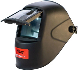 Маска сварщика Fubag Flip-Flap Optima 11F филь.:стекло см.экр.110x90мм черный 41101