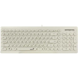 Клавиатура Genius SlimStar Q200 White USB 101КЛ 31310020412