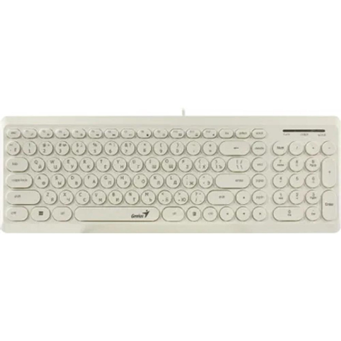 Клавиатура Genius SlimStar Q200 White USB 101КЛ 31310020412