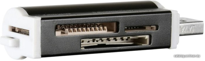 Устройство чтения карт памяти USB2.0 Buro BU-CR-3101 черный