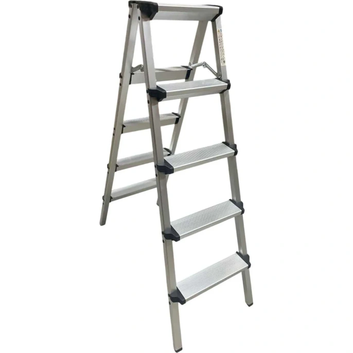 Стремянка двухсторонняя АЛЮБЭСТ модель (121см) DLH505