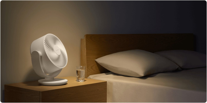 Вентилятор настольный/напольный Xiaomi Smart Desktop Air Circulation Fan 18Вт скоростей:100 белый