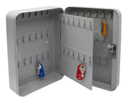 Шкафчик для ключей Silwerhof на 60ключ. 250х180х80мм комппл.60 брелков серый металл