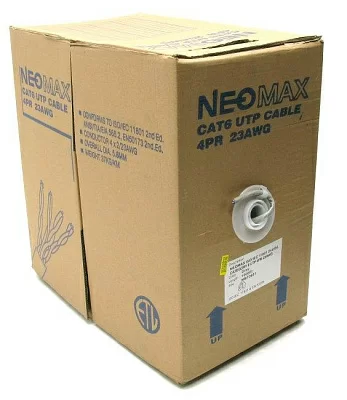 NEOMAX [NM10601] Кабель UTP cat.6 4 пары (305 м) 0.57мм Медь PVC jacket