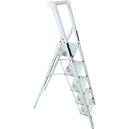 Алюминиевая стремянка SevenBerg calipso 4 широкие ступени белая Calipso-4 Calipso-4 silver