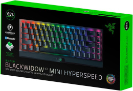 Игровая клавиатура Razer BlackWidow V3 Mini HyperSpeed Green Switch - Russian Layout/ Razer BlackWidow V3 Mini HyperSpeed Green Switch Gaming keyboard - Russian Layout