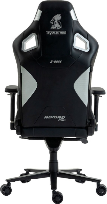Кресло геймерcкое EVOLUTION NOMAD PRO X-BASE Black-Silver