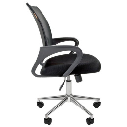 Офисное кресло Chairman 696 Россия TW черный хром new 7077470