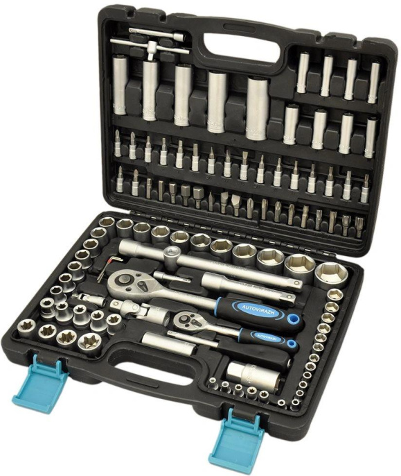 Набор инструментов AUTOVIRAZH AV-212108,  108 предметов