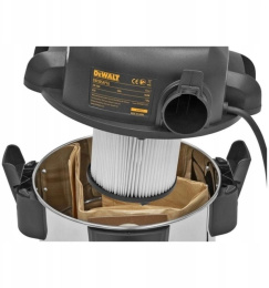 Строительный пылесос DeWALT DXV30SAPTA-QT,  серебристый