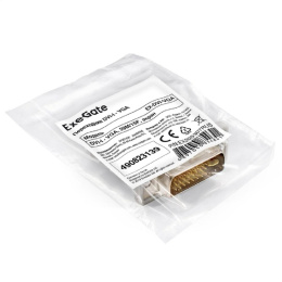 Переходник DVI-I - VGA ExeGate EX-DVI-VGA 29M/15F, экран EX205307RUS