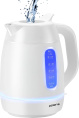 Чайник электрический Polaris PWK 0723DDW 1.7л. 2400Вт белый корпус: пластик
