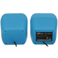 RITMIX SP-3010 blue {RMS: 5 Вт 2 х 2,5 Вт , Диаметр динамиков: 2’’, Частотный диапазон: 100 -20 кГЦ, Отношение сигнал/шум: ?80 дБ}