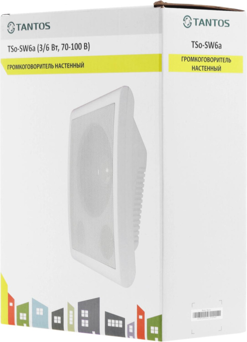 Громкоговоритель TANTOS TSo-SW6a настенный 6Вт белый [00-00025704]