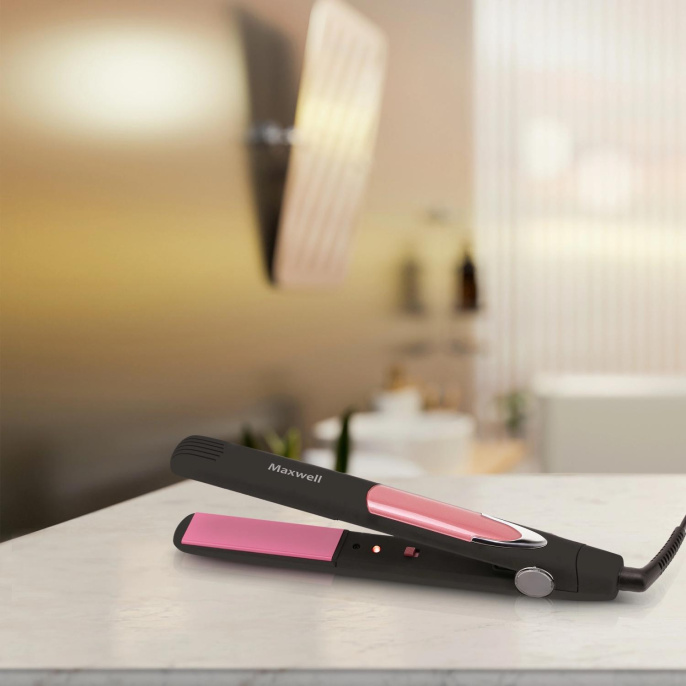 Выпрямитель для волос Maxwell MW-2208,  черный