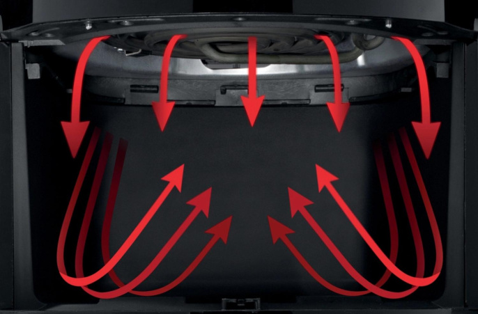 Аэрогриль Gorenje AF1700DB, белый и черный [739276]