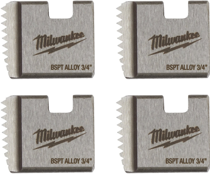 Плашка для резьбонарезного инструмента Milwaukee FPTD 3/4" BSPT Alloy (4932480228) (резьба: 3/4", сталь: легированная, тип резьбы: BSPT)