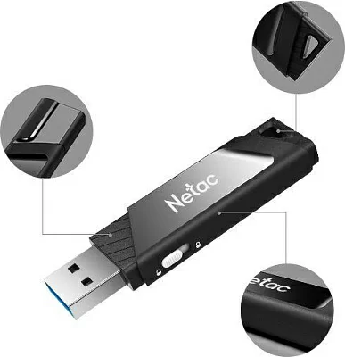 Накопитель Netac NT03U336S-256G-30BK USB3.0 Flash Drive 256Gb (RTL)