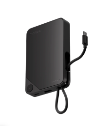 Внешний аккумулятор Momax IP152 1-Power X 10000mAh Черный IP152D 20 Вт PD и быстрая зарядка Qualcomm Quick Charge 3.0, зарядка 3 устройств одновременно, 1 порт USB-C и 1 порт USB-A, номинальная емкость: 5800 мАч, материал: пластик, алюминий