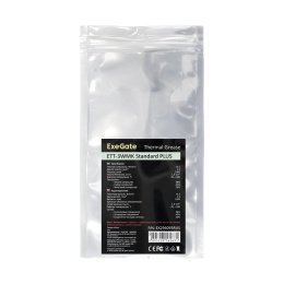 Термопаста ExeGate ETТ-3WMK Standard PLUS (3,2 Вт/(м•К), 5г, шприц с лопаткой) EX296093RUS