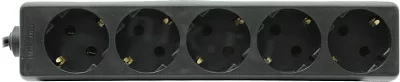 Сетевой удлинитель для UPS для UPS ExeGate SPU-5-0.5B Black 0.5м EX221200RUS ( 5 розеток вход IEC320-C14)