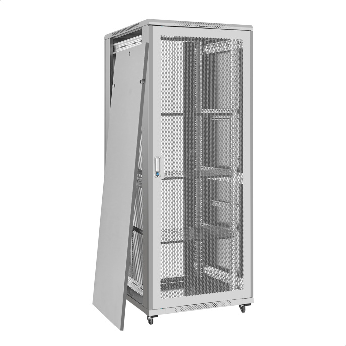 Шкаф телекоммуникационный 19" напольный 42U ExeGate EC-FS-42U.800.1000.V.V.GREY 19”, 42U, (EX300285RUS)