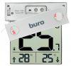 Термометр BURO P-6041,  серебристый