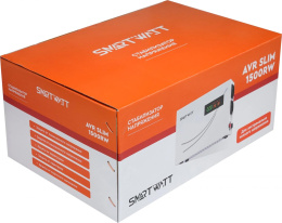 Стабилизатор напряжения SMARTWATT AVR Slim 1500RW белый [4512020310003]