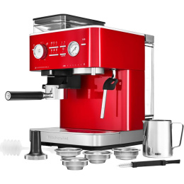 Полуавтоматическая кофемашина KitchenAid, цвет карамельное яблоко