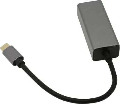 Кабель-переходник USB 3.1 Type-C -- RJ-45 1000Mbps Ethernet, Aluminum Shell, 0.15м VCOM DU320M