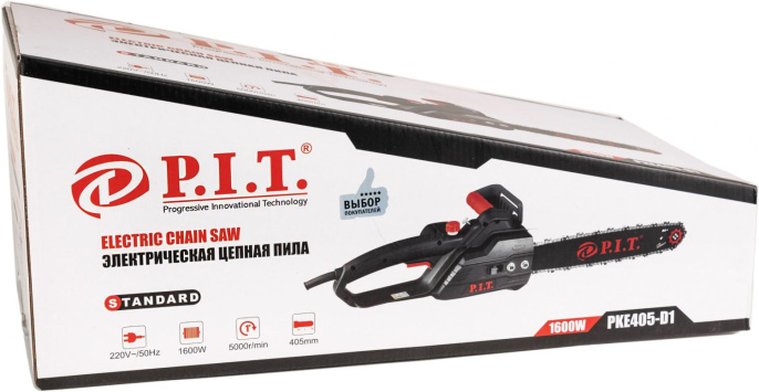 Электрическая цепная пила P.I.T. PKE405-D1 1600Вт дл.шины:16" 40cm