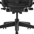 Кресло HERMAN MILLER Aeron C Large, на колесиках, сетка, черный [aeron c large black]