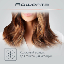 Фен Rowenta CV1830F0, 1600Вт, черный и золотистый