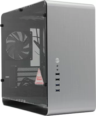 Корпус Minitower JONSBO UMX3W Silver MicroATX без БП