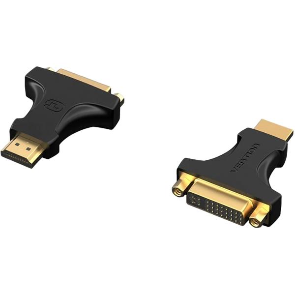 Адаптер-переходник Vention DVI 24+5 F/ HDMI 19M Двунаправленный (AIKB0)