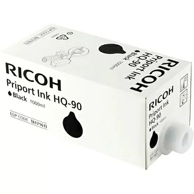 Чернила для дупликатора тип HQ90 чёрные (CS) Ricoh. RICOH PRIPORT BLACK INK HQ90 (CS)