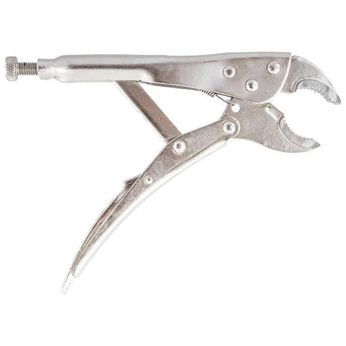 Зажимные клещи полукруглые губки, 180 мм, подвес КОБАЛЬТ 244-247