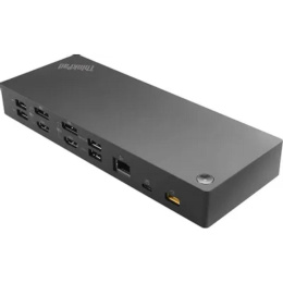 Док-станция Lenovo [40AF0135CN] ThinkPad Hybrid USB-C With USB-A Dock 1xEthernet RJ-45 ,2xDP,2x HDMI,1xUSB-C Data,5V/3A power ,3xUSB3.1G2 10Gbps,1always-on ,2xUSB2.0,1x3.5mmStereo/MicCP,Monitors:2,IP135W/OP95W