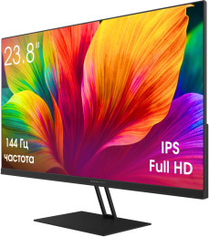 Монитор Digma Pro 23.8" Motion S черный IPS LED 5ms 16:9 HDMI M/M матовая 350cd 178гр/178гр 1920x1080 144Hz G-Sync FreeSync DP FHD 2.85кг