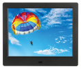 Фоторамка Digma 8" PF-843 IPS 1024x768 черный пластик ПДУ Видео (PF843BK)