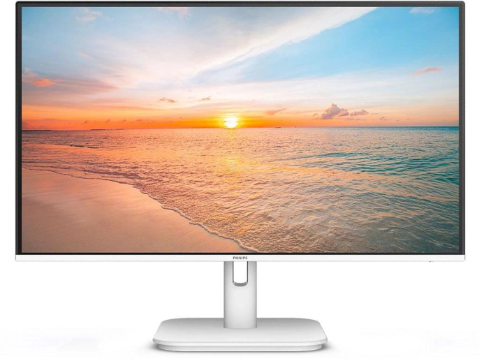 23.8" Монитор Philips E Line 24E1N1100AW, 1920x1080, IPS, 100Гц, 1хHDMI, белый [24e1n1100aw/01]