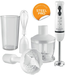 Блендер SCARLETT SC-HB42M33,  погружной,  белый