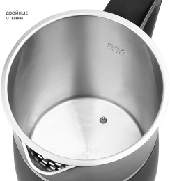 Чайник электрический GALAXY LINE GL 0338, 1.7л, металл/пластик