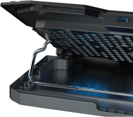 Подставка для ноутбука Digma D-NCP150-2, 15.6", 360х260х27 мм, 2хUSB, вентиляторы 2 х 120 мм, 650г, черный