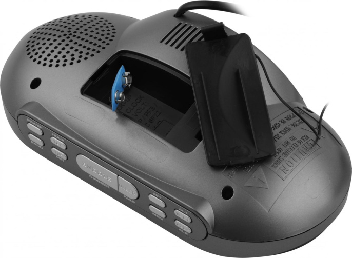 Радиобудильник Vitek VT-6610, серебристый