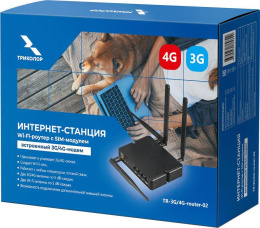 Роутер беспроводной Триколор TR-3G/4G-router-02 046/91/00054231 N300 10/100BASE-TX/3G/4G cat.4 черный