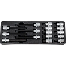 Набор торцевых насадок HEX 1/2" HONITON, 16 предметов IK-SKB4001606 В0000000162046